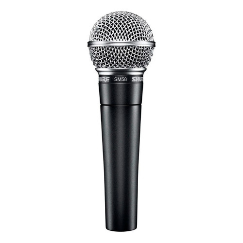 Microfono Dinamico Cardioide Vocal Shure Sm58s Color Negro