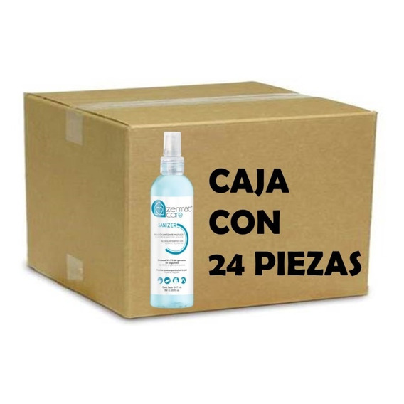 Caja Con 24 Piezas Sanitizante Zermat Precio Mayoreo