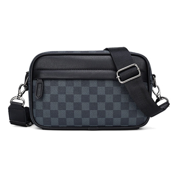 Bandolera De Cuero De Los Hombres Crossbody Bolso De Hombro