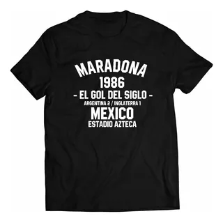 Remera Maradona Gol Del Siglo