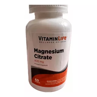 Vitaminlife Citrato De Magnesio 800mg 60 Cápsulas