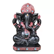 Ganesha 29cm Decorada Y Pintada /  Mejor Precio