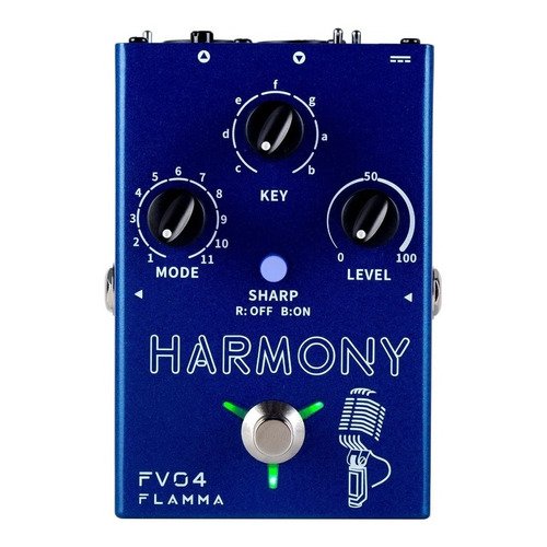 Pedal de efecto Flamma Harmony FV04  azul