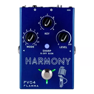 Pedal De Efecto Flamma Harmony Fv04  Azul