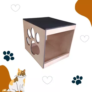 Nicho Casa Para Gato Em Mdf (p) Cor Mdf 6mm