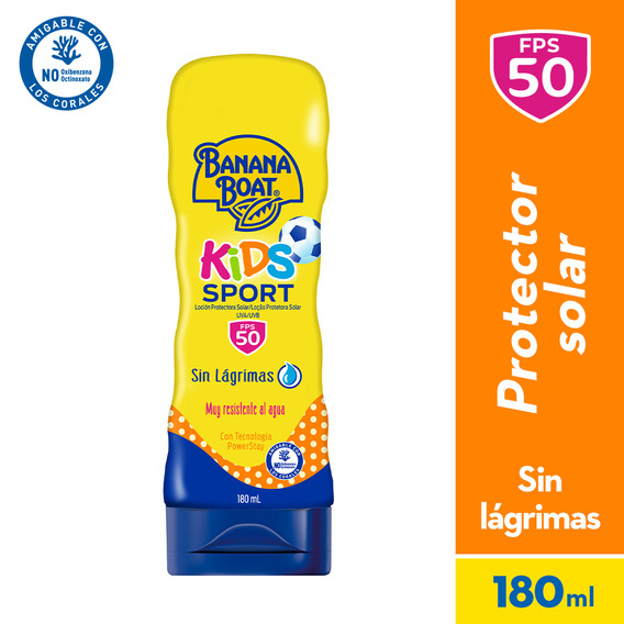 Protector Solar Banana Boat Kids Sport Loción Fps 50 X 180ml