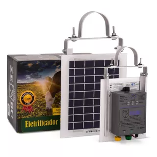 Kit Eletrificador Solar Cerca Rural Zebu 20km C/bat.lítio