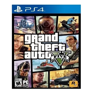 Grand Theft Auto V  Standard Edition Rockstar Games Ps4 Físico