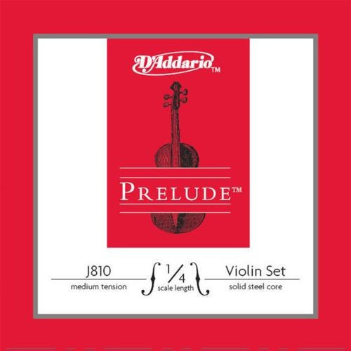 Juego De Cuerdas P/violín Tensión Media Daddario J-810 1/4m