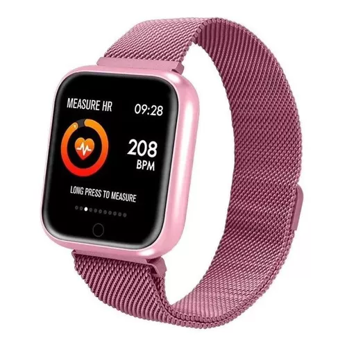 Relógio Smartwatch T80 Bluetooth Pressão Arterial Frequência