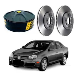  Disco Freio Dianteiro Jetta 2.5 2007 A 2011