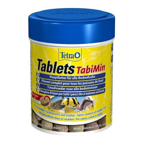 Alimento En Pastillas Tetra Tabimin Para Peces De Fondo Como Coridoras Botias Cuchas En Tarro Con 275 Tabletas
