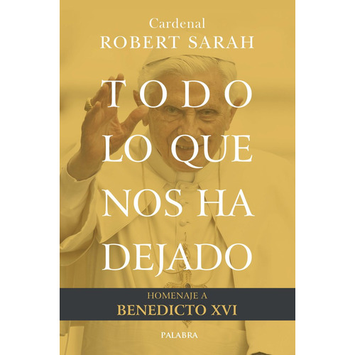 Todo Lo Que Nos Ha Dejado, De Sarah, Robert. Editorial Ediciones Palabra, S.a., Tapa Blanda En Español