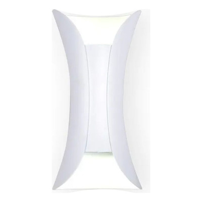 Aplique Pared Cormick Led 10w Abs 62031/bl Blanco Blanco