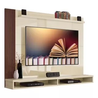 Estante Livro Painel Rack Suspenso Tv Led Lcd 32 42 43 50