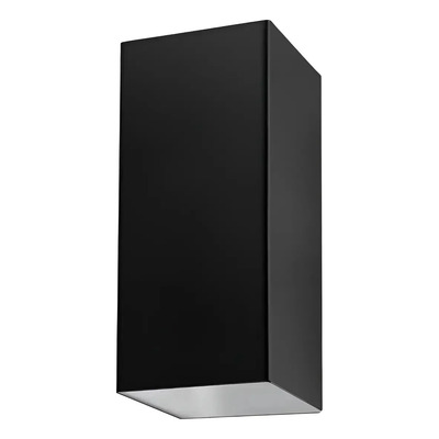 Difusor Bidireccional Exterior Apto Led Gu10 Deco Moderno Negro