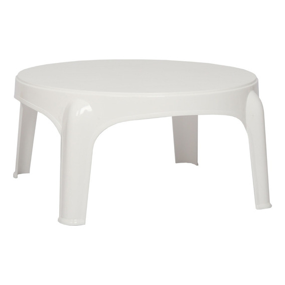 Mesa Ratona Puket Para Interior Exterior - Gardenlife Color Blanco