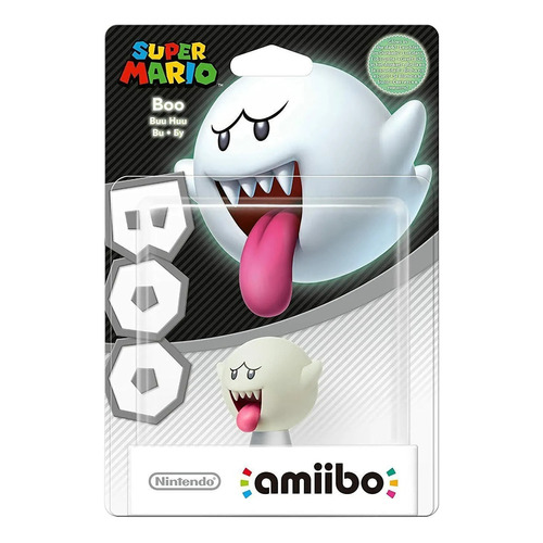 Figura Interactiva Para Videojuegos Boo De Nintendo Amiibo Franquicia Super Mario Bros.