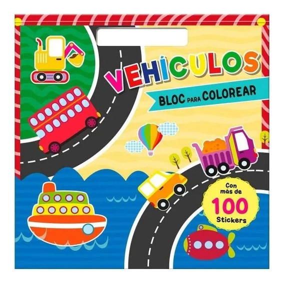 Libro Block Para Colorear De Vehiculo 100 Stikers Lexus 