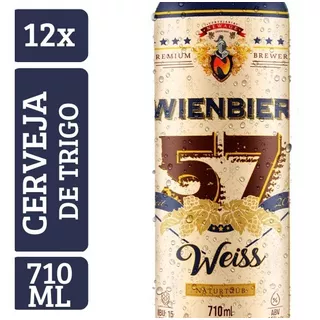 Kit Cerveja Wienbier 57 Weiss 710ml (12 Un)