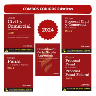 Codigo Civil Y Com + Procesal + Penal + Procesal Penal 