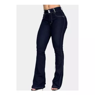 Kit 3 Calça Jeans Lycra Flare Set For Com Bojo 