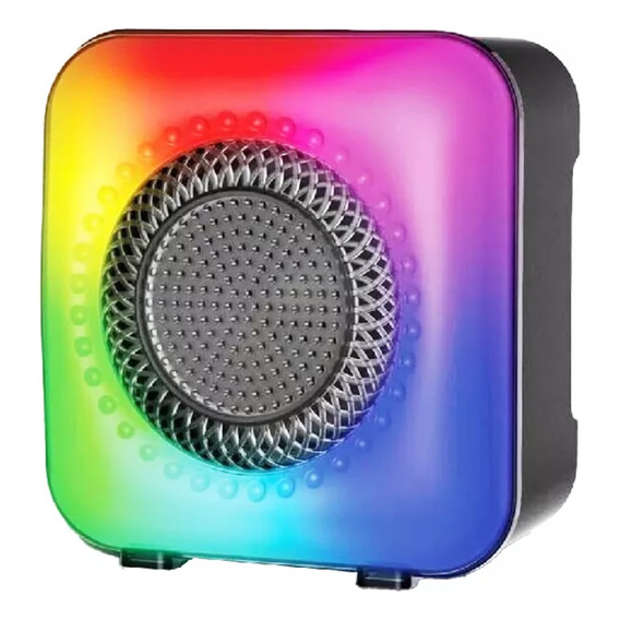 Parlante Portatil Inalambrico Bluetooth  Luz Led Rgb Fm Usb