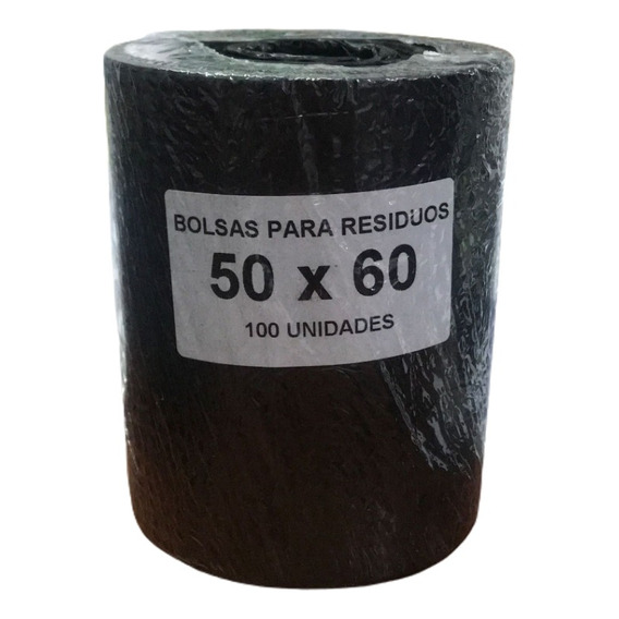 Bolsas En Rollo Residuos Papelera 50x60 - Pack 100 Bolsas