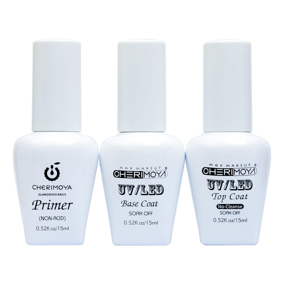 Base Coat + Top Coat + Primer Cherimoya 15ml