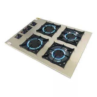 Fogão 4 Bocas Cooktop Inox Alvenaria Embutir 20x20 Itajobi