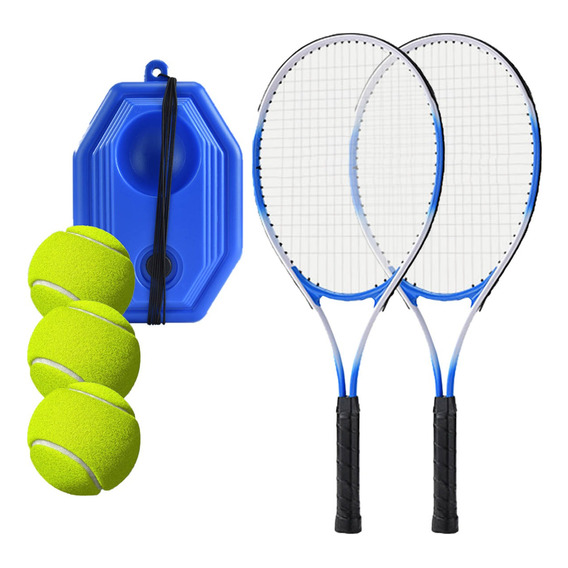 Set Tenis Juvenil 2 Raquetas+ 3 Pelotas + Entrenador El Rey