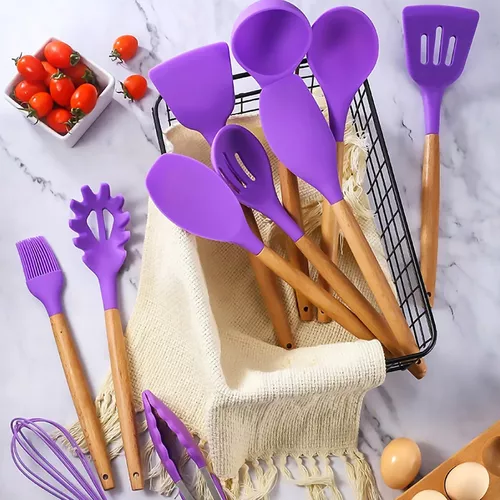 Set de 5 utensilios de cocina anti-rayaduras