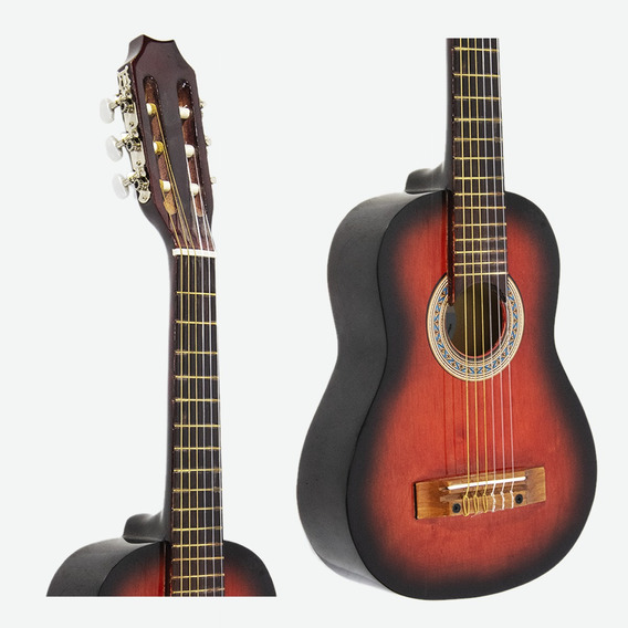 Guitarra Criolla Ramallo Roja Proto4-1ro P/niños