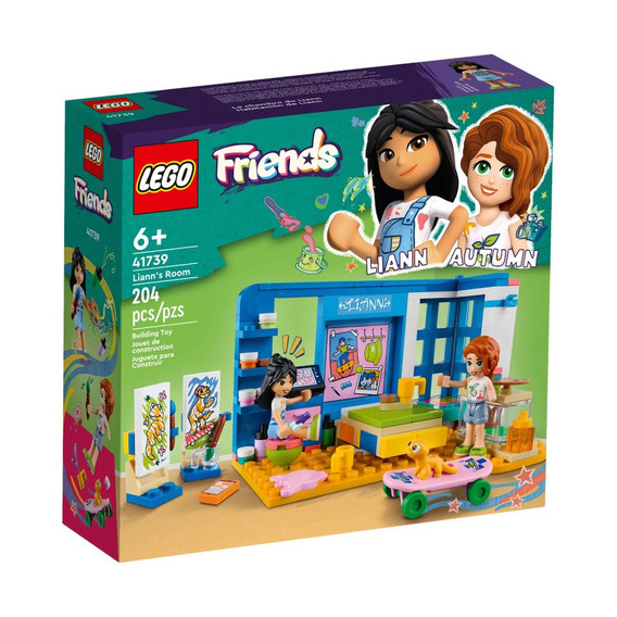 Lego® Friends - Habitación De Liann (41739) Cantidad De Piezas 204