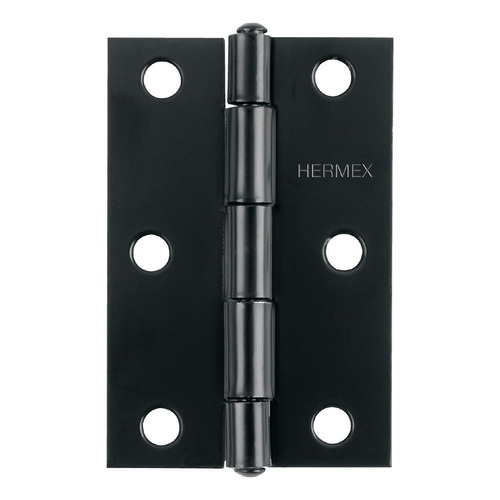 Bisagra Rectangular 2-1/2'' Acabado Negro Hermex 45635