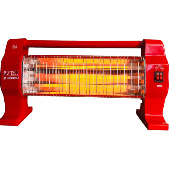 Calefactor eléctrico Warme Warme-pro MD-1200 rojo 220V