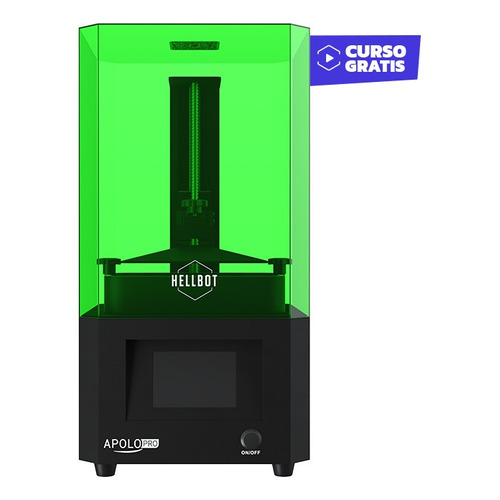 Impresora 3d Resina Hellbot Apolo Pro Lcd Monocromática Color Negro