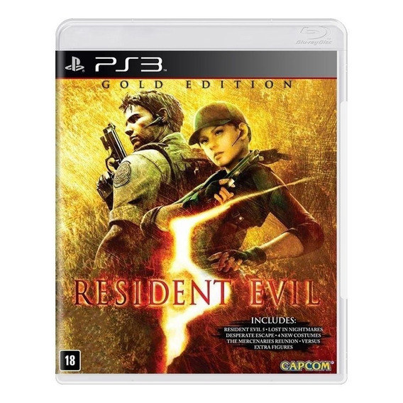 Resident Evil 5  Resident Evil Gold Edition Capcom PS3 Físico