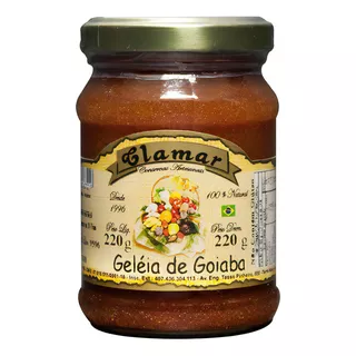 Geleia De Goiaba Clamar 220g 100% Natural S/ Conservantes