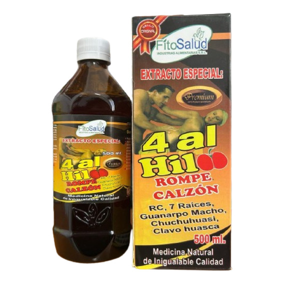 Vigorizante Mero Macho 4 Al Hilo Jarabe Natural 500ml 