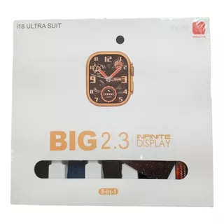 Reloj Smart Watch Ultra Big 2.3 + 5 Correas + Forro