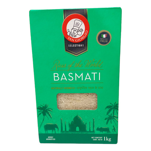 Arroz Basmati San Giorgio X 1 Kilo Origen Italia Gourmet