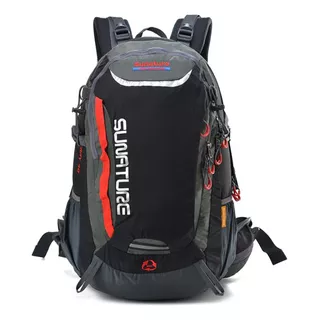 Mochila Tactica Sunrunner Kossok Inertia 40 L C/cobertor Color Negro Diseño De La Tela Combinado