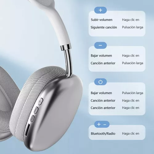 Auriculares inalámbricos Bluetooth P9 Pro Max, diadema de