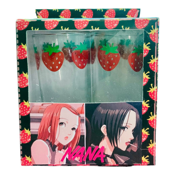 Set De Vasos Fresas Del Anime Nana