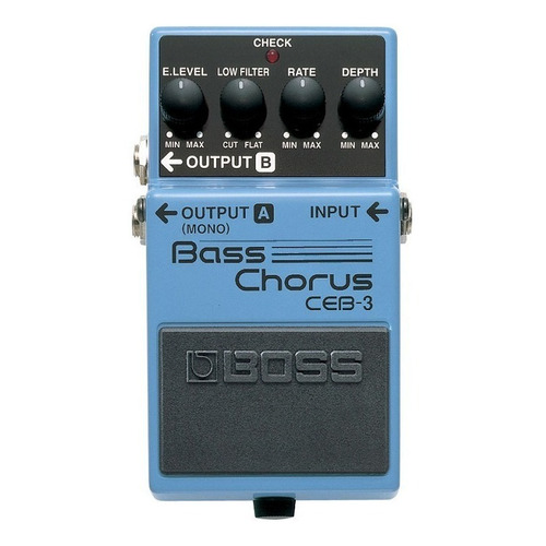 Pedal de efecto Boss Bass Chorus CEB-3  azul