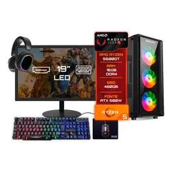 Pc Gamer Completo Amd Ryzen 5 5600gt 16gb Ssd 480gb 500w 19 no Mercado Livre com oferta e cupom de desconto