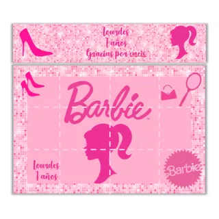 Rompecabezas Imantados Souvenirs X10 Barbie