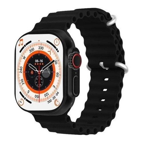 Reloj Inteligente T800 Ultra Smartwatch Carga Inalámbrica Negro