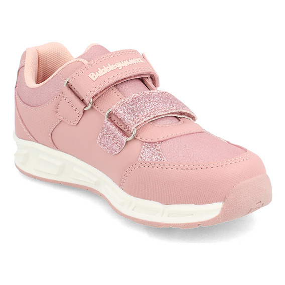 Zapatilla Niña Luces Bubblegummers Aragon Palo Rosa